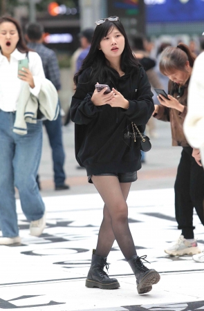 街拍肉丝妹子-14P