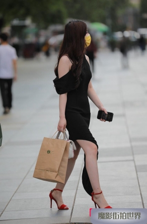 黑色长裙美女3A871[765M]