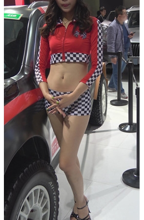 漂亮性感的车模美女