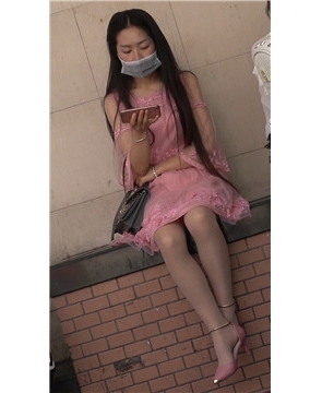 4k超清，极品高跟粉裙气质甜美女孩，美得无可挑剔