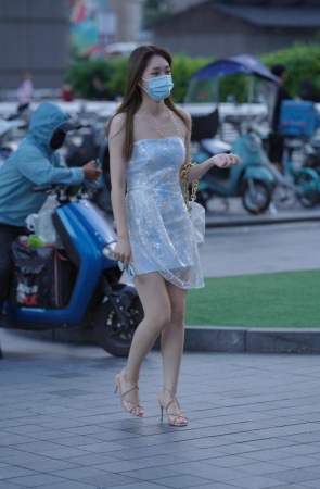 纯欲风网纱闪闪刺绣一字肩 [229P1V-3.38GB]