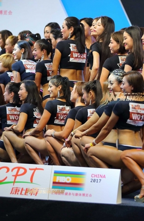 2017美臀大赛集体照
