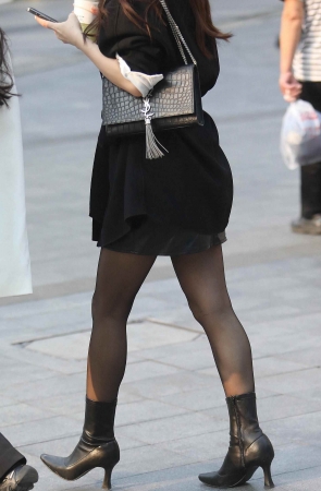 漂亮街拍黑丝shaofu