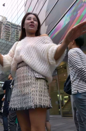 街拍美女姐妹花