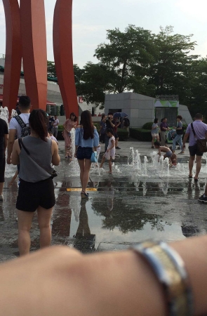 热裤，美腿，厚底凉鞋14