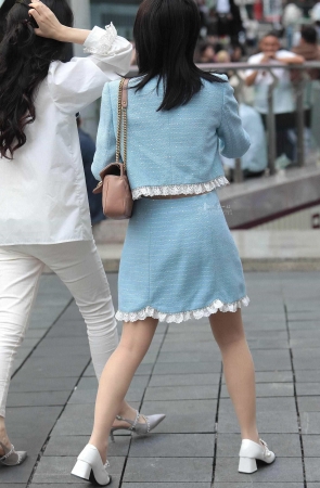 肉丝街拍少妇-14P