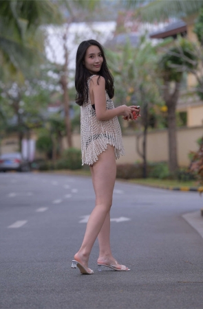 一始街拍作品 黑白配