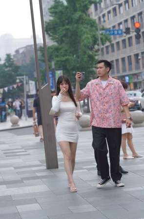 性感包臀裙女友