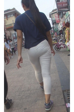 白裤紧身丰满