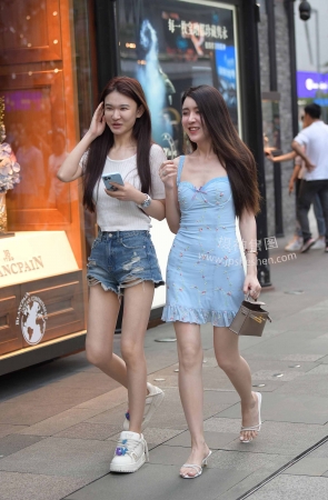 蓝色小清新裙子配美眉就是好看-230629-5-48 14P