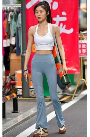 苗条的瑜伽美女(24P)