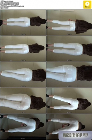 紧身白裤甜美女孩高清模拍无水印视频8部 [5.13 GB]