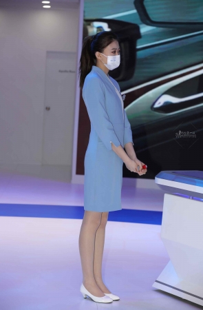 高挑肉 丝美tui车展礼仪