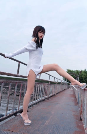 F132顶级模特蛋蛋白衣群海鸥岛外景随拍438G