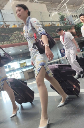 4K视频海航乘务组灰丝轻熟韵味还有外籍熟女空姐 6P