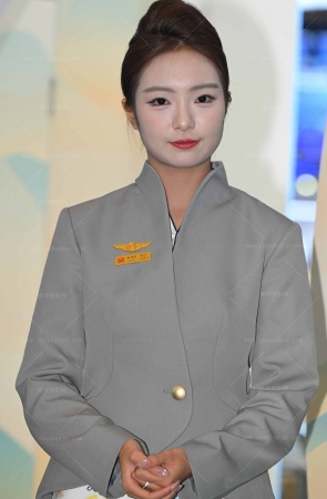 SH25-147-55√海航空姐-灰丝平底鞋