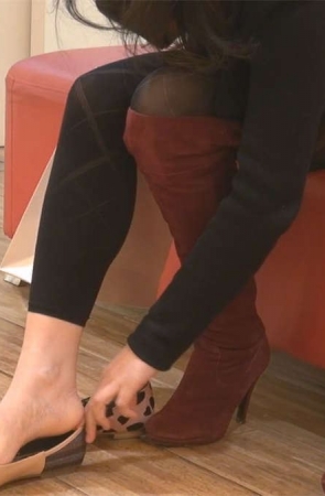 想用购物袋抵抗犀利的镜头