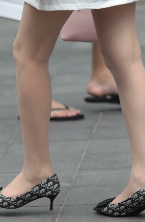 诱惑肉丝街拍高跟shaofu-13P