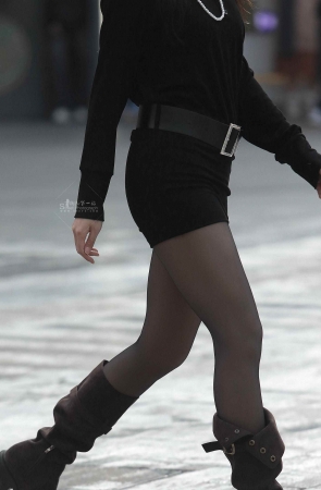 街拍黑丝妹子-14P