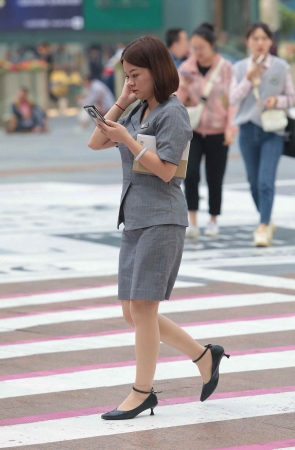 肉丝街拍高跟OL-16P