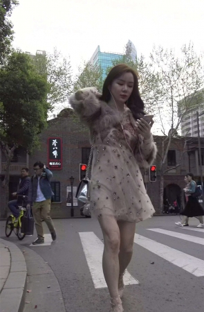 网红爆款高跟鞋连衣裙美女