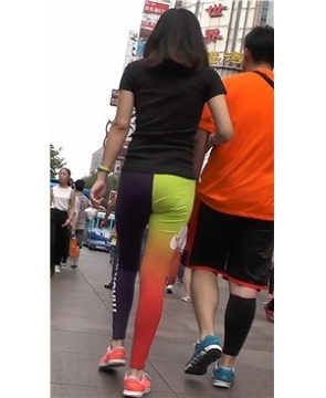 运动弹力裤性感眼镜漂亮美女 [969 MB]